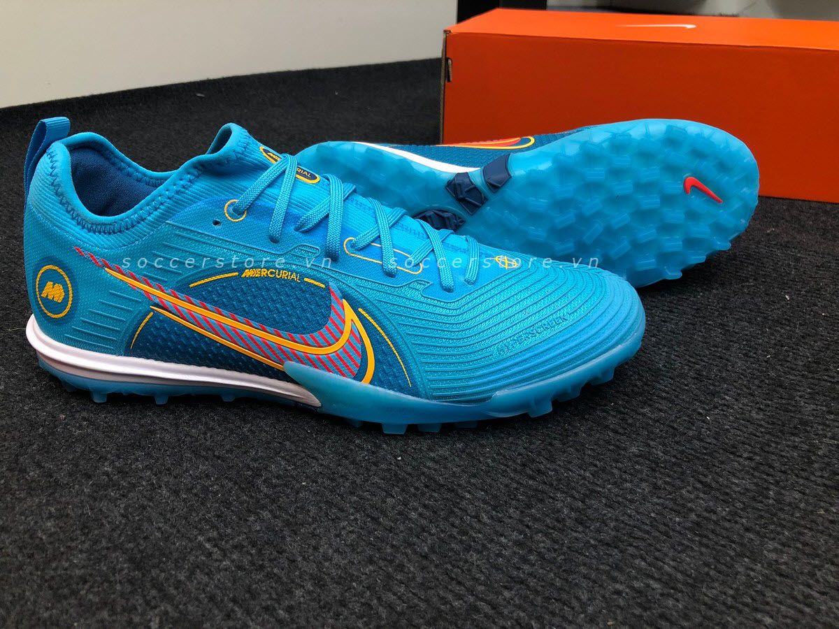 Giày Nike Mercurial Vapor 14 Pro TF Blueprint pack màu xanh DJ2851-484