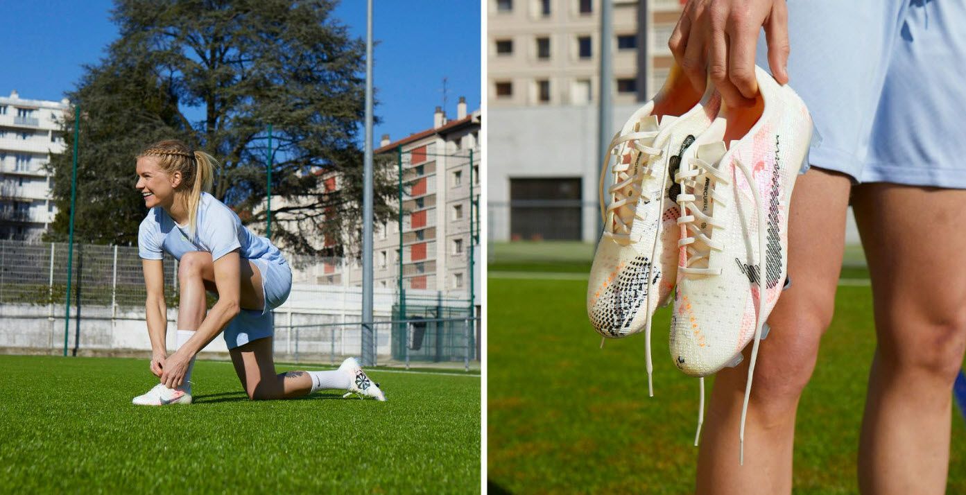 Ada Hegerberg sử dụng giày Nike Mercurial Vapor SOS