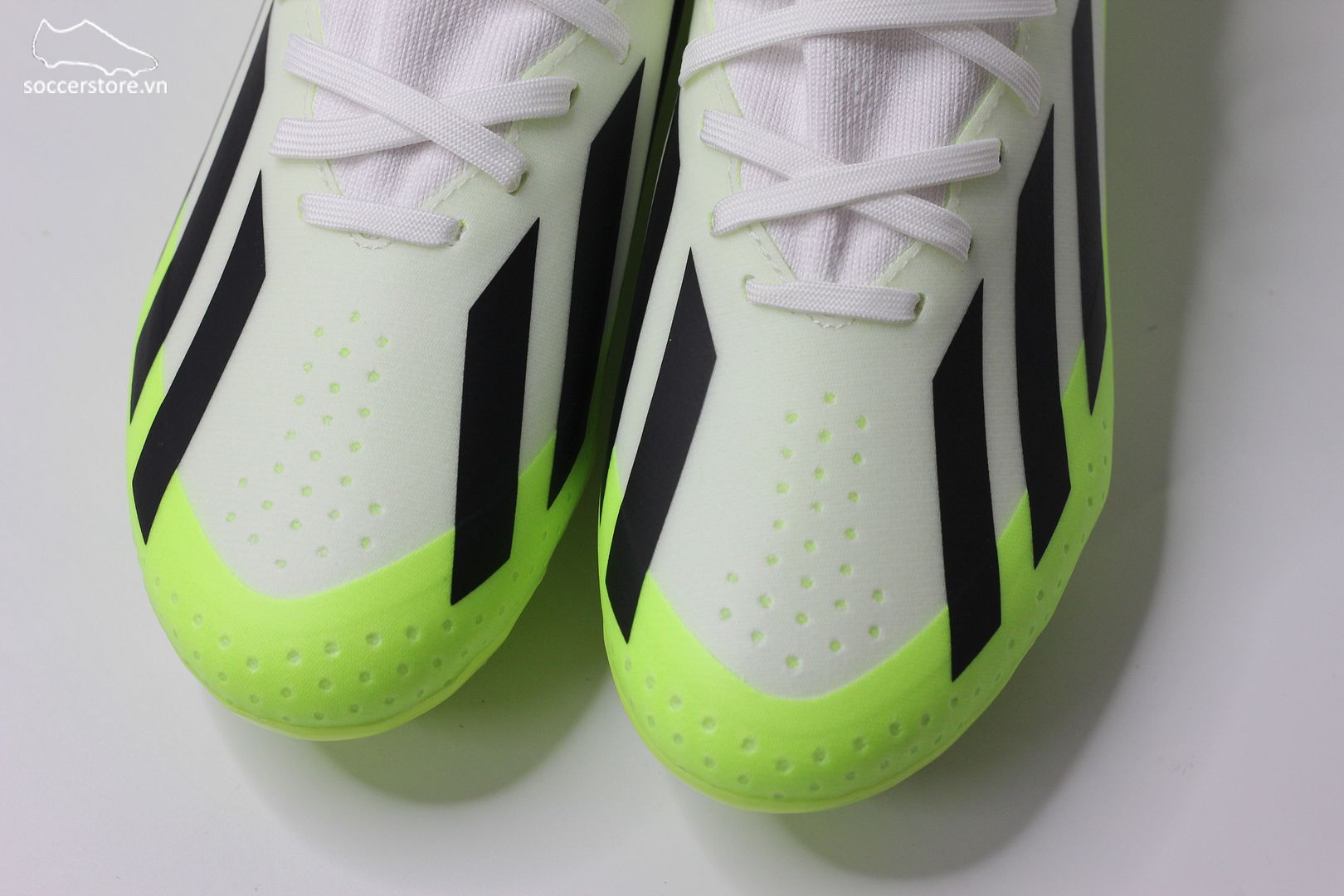 Adidas X Crazyfast .3 FG Crazyrush pack màu trắng pha xanh chuối HQ4534