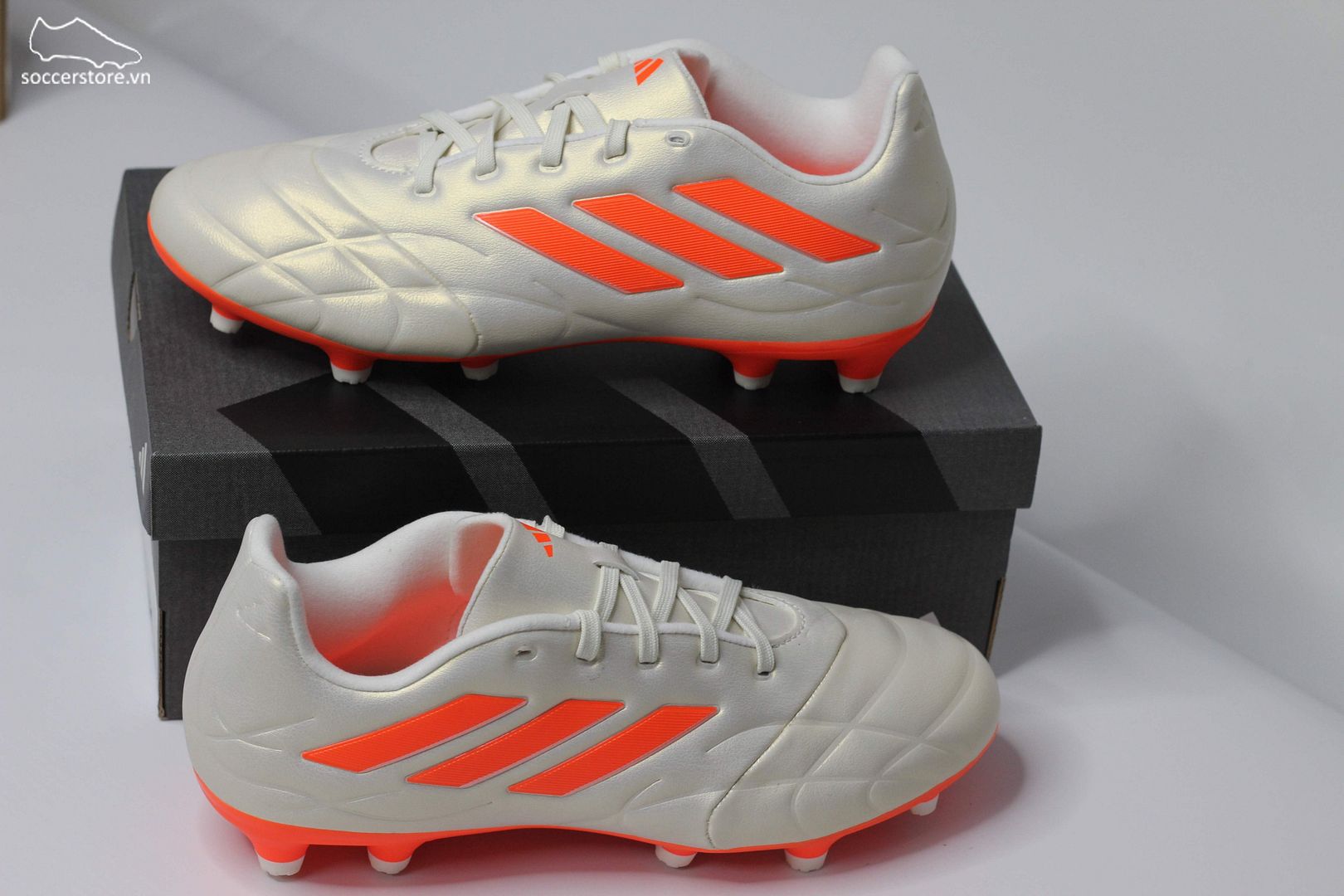 Adidas Copa Pure .3 FG Heatspawn pack màu trắng ngà HQ8941