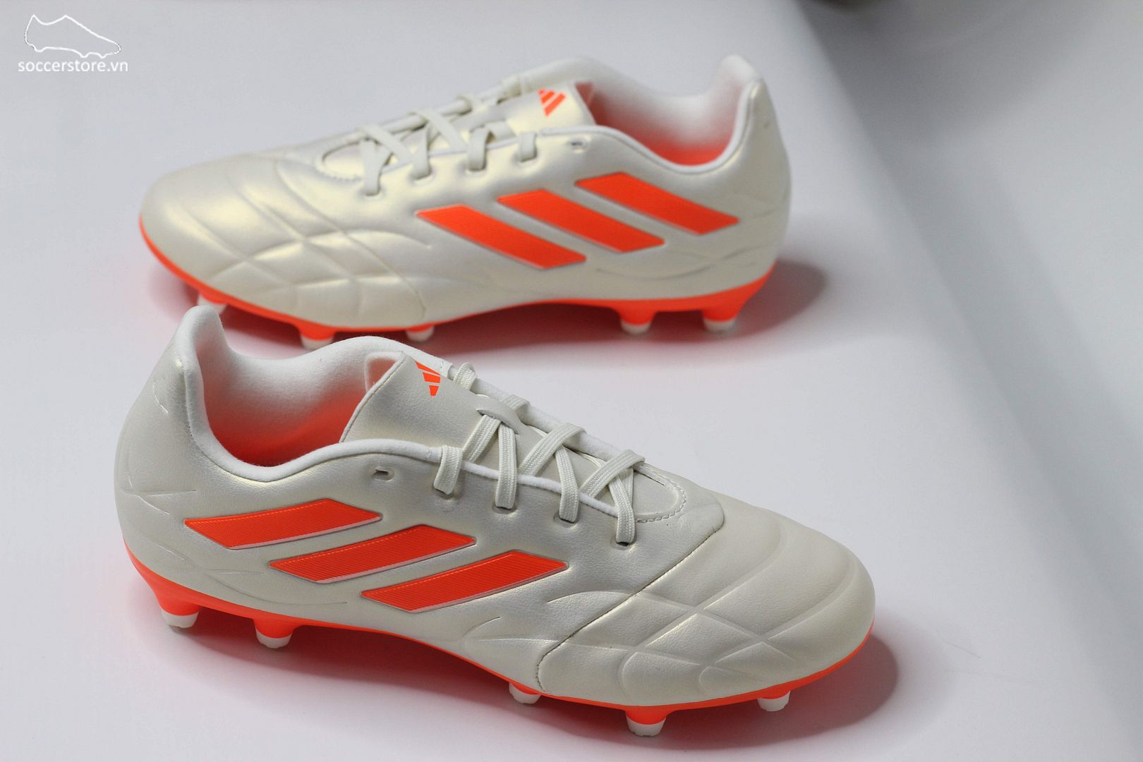 Adidas Copa Pure .3 FG Heatspawn pack màu trắng ngà HQ8941