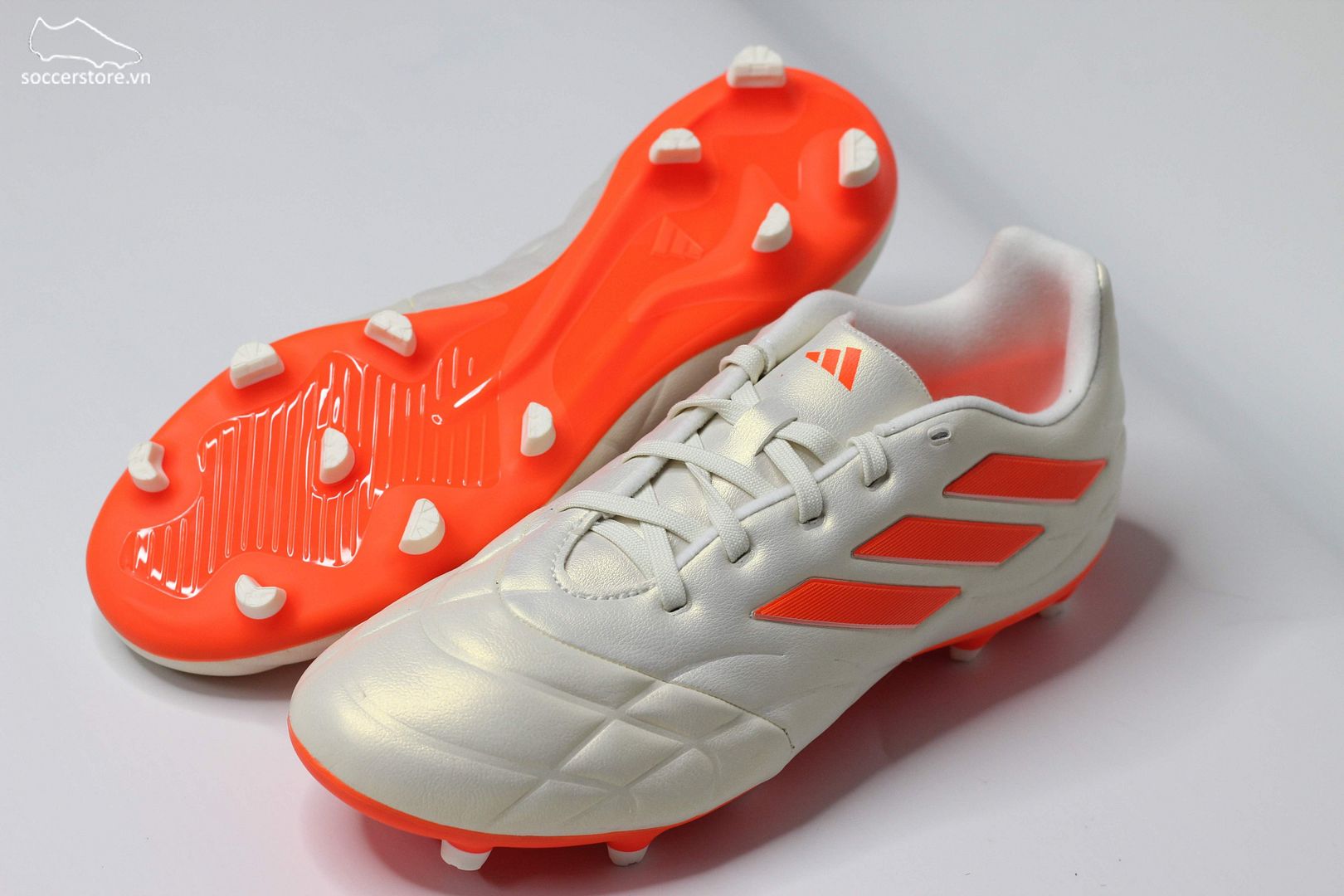 Adidas Copa Pure .3 FG Heatspawn pack màu trắng ngà HQ8941