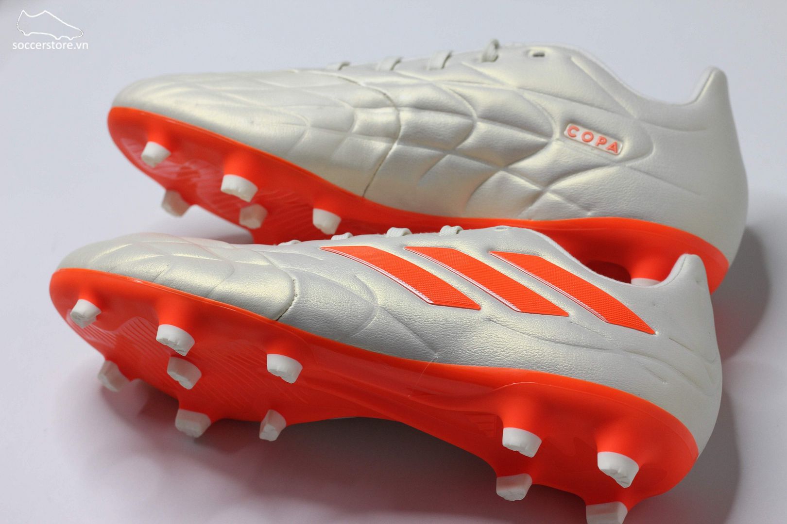 Adidas Copa Pure .3 FG Heatspawn pack màu trắng ngà HQ8941