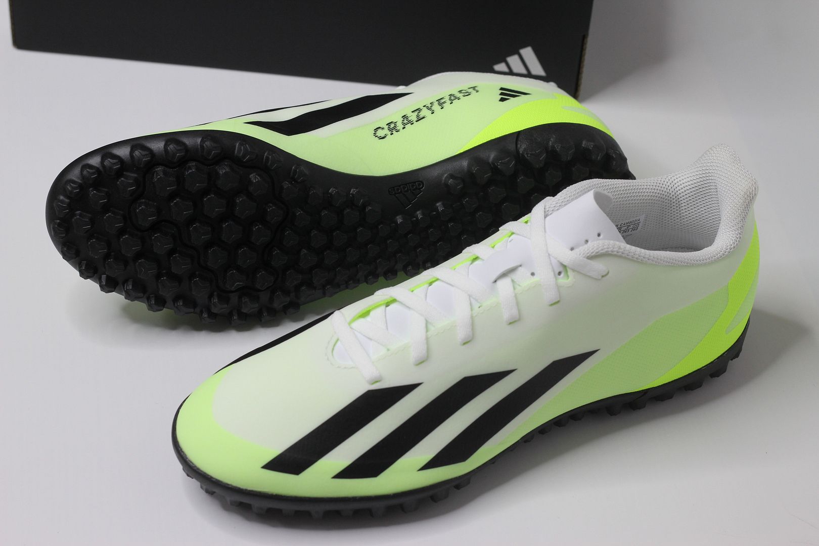 Adidas X Crazyfast .4 TF Crazyrush màu trắng xanh-IE1583