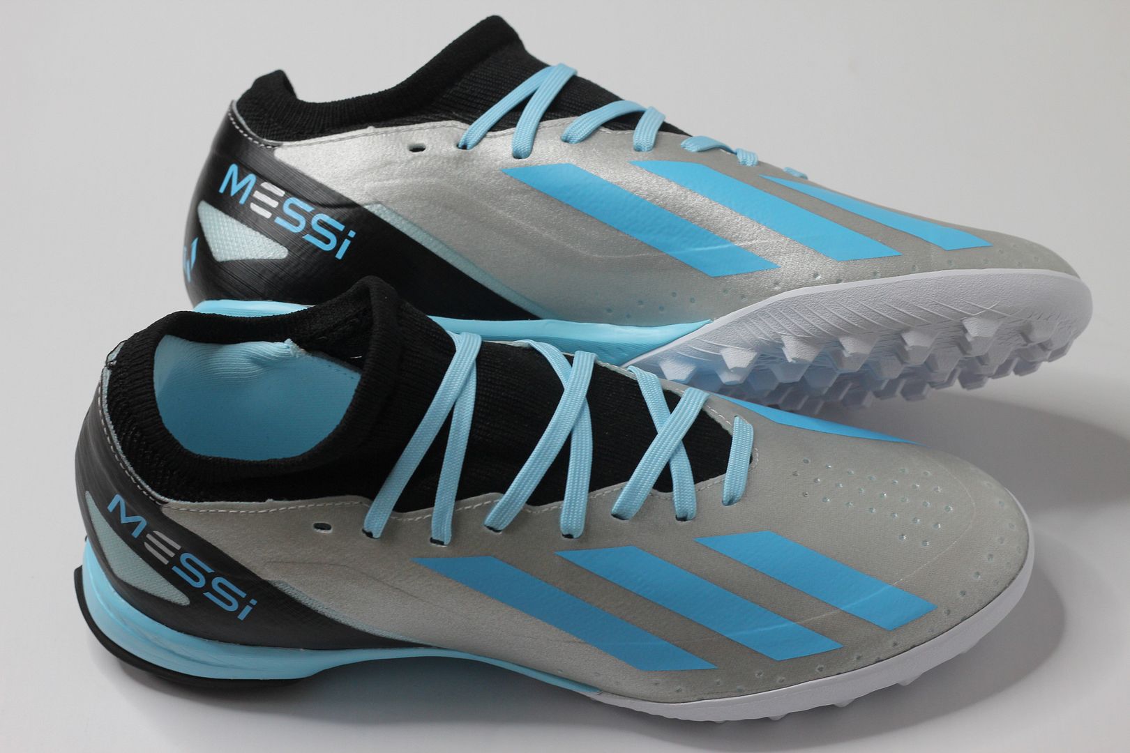 Adidas X Crazyfast Messi .3 TF Infinito Messi pack màu bạc/ xám IE4074