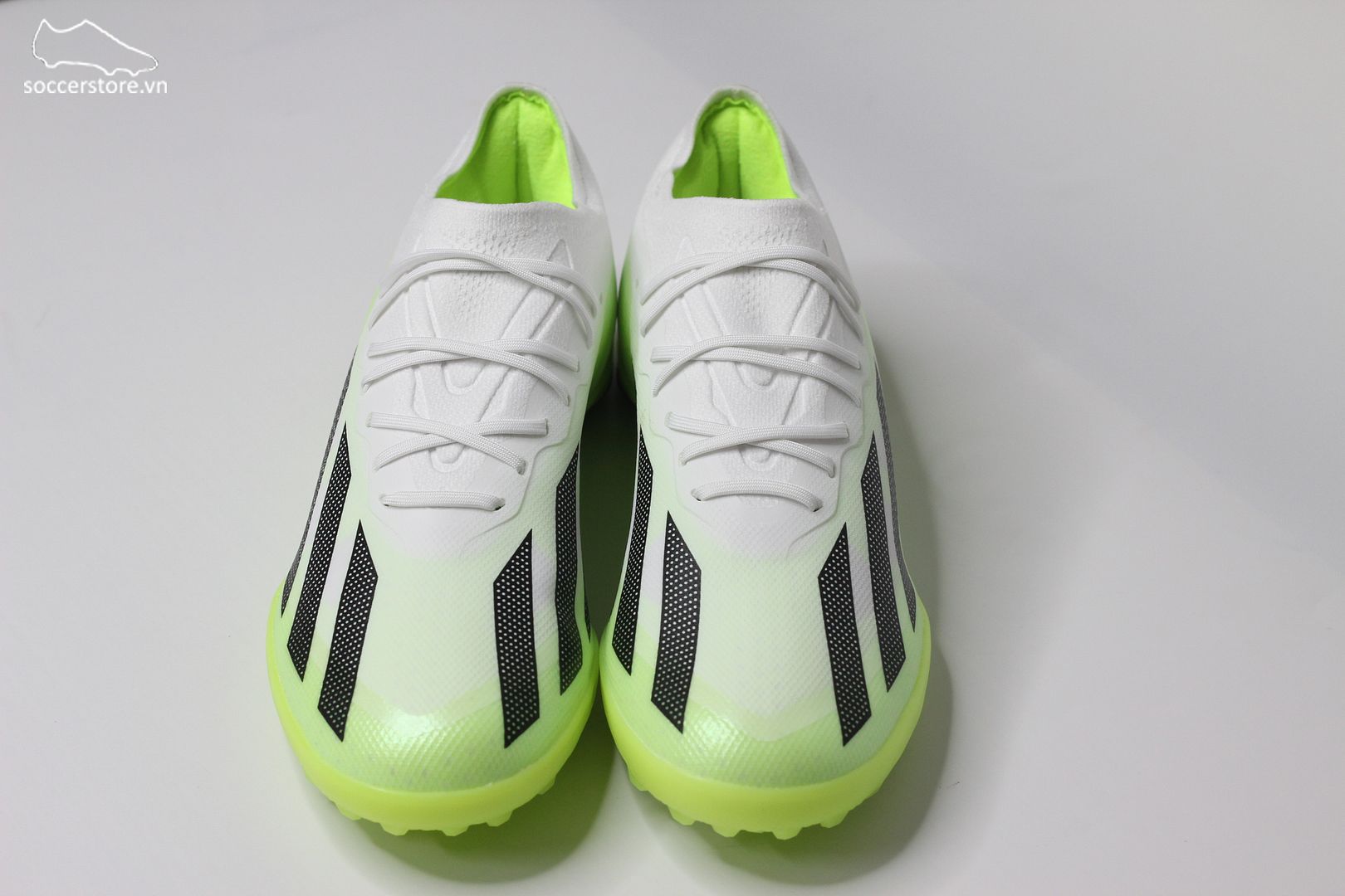 Adidas X Crazyfast .1 TF Crazyrush pack màu trắng pha xanh chuối IE6632