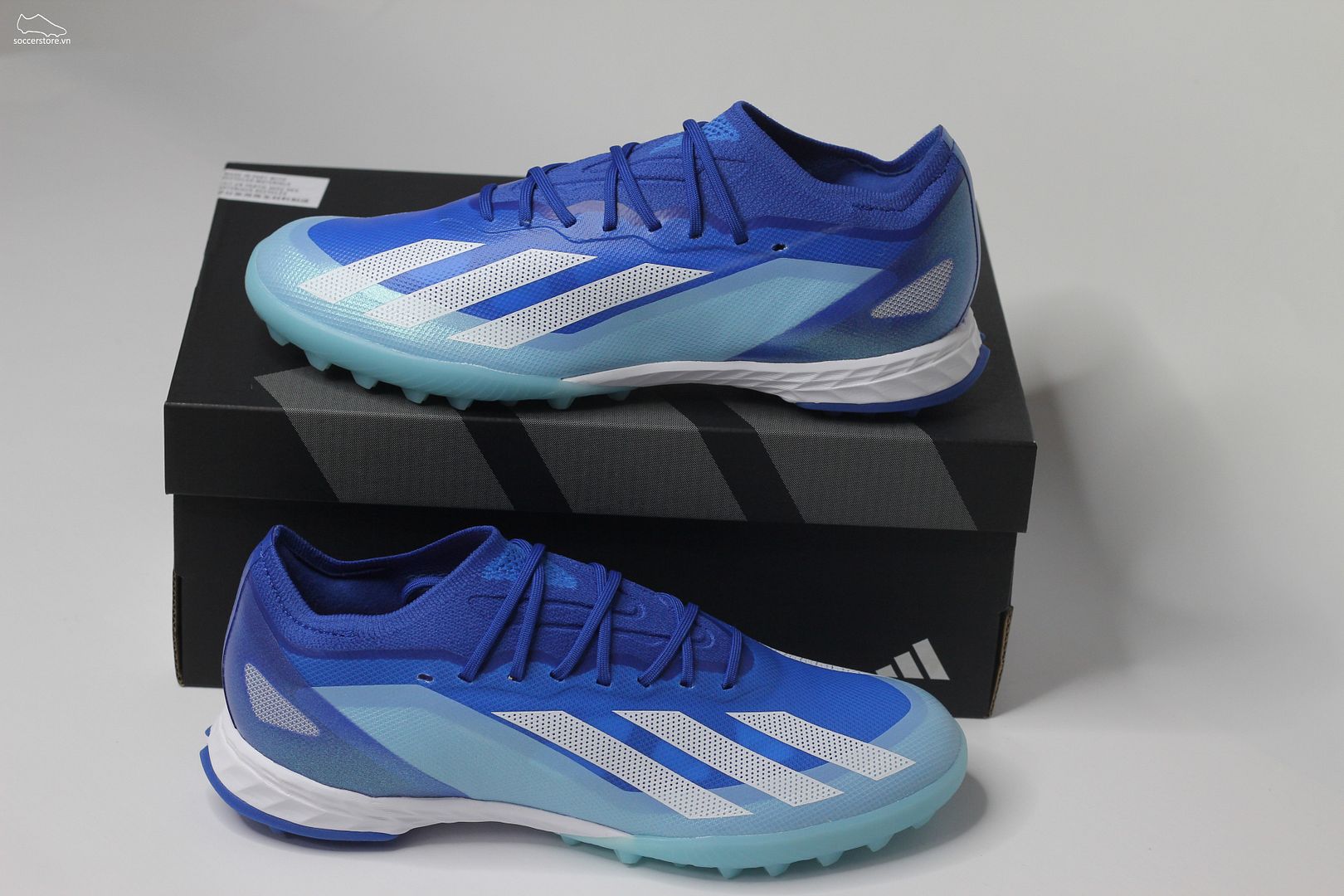 Adidas X Crazyfast .1 TF Marine Rush pack màu xanh trắng IE6633