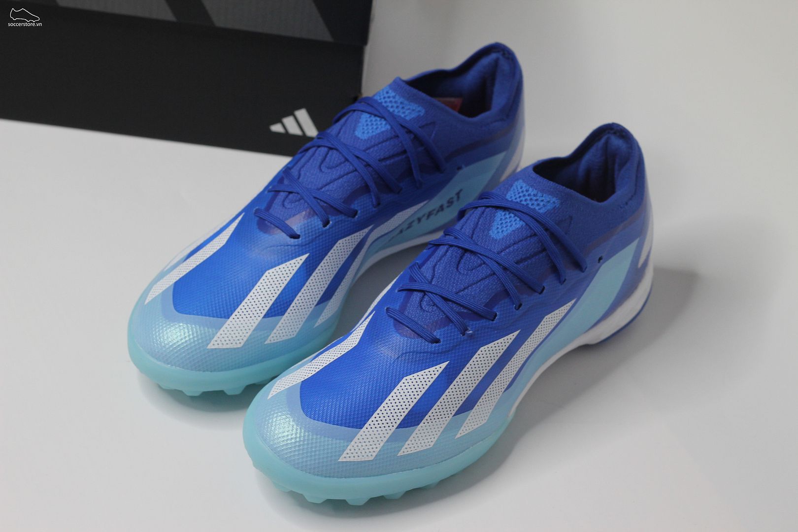 Adidas X Crazyfast .1 TF Marine Rush pack màu xanh trắng IE6633