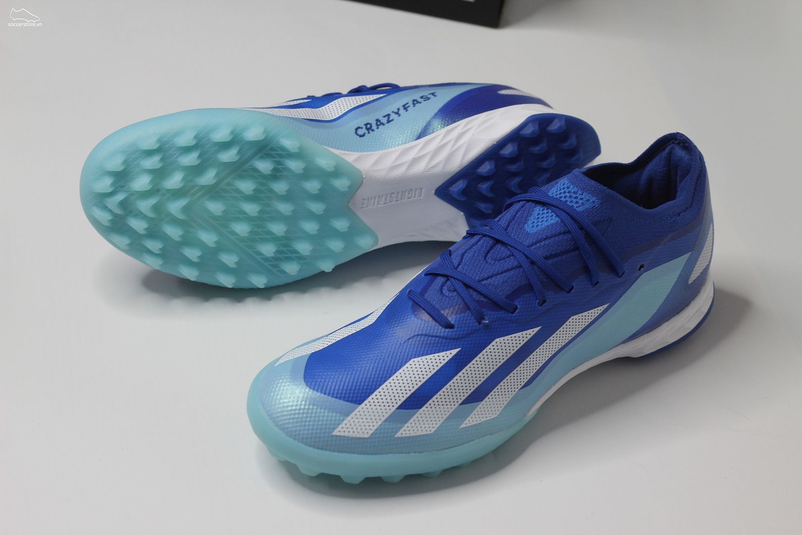 Adidas X Crazyfast .1 TF Marine Rush pack màu xanh trắng IE6633