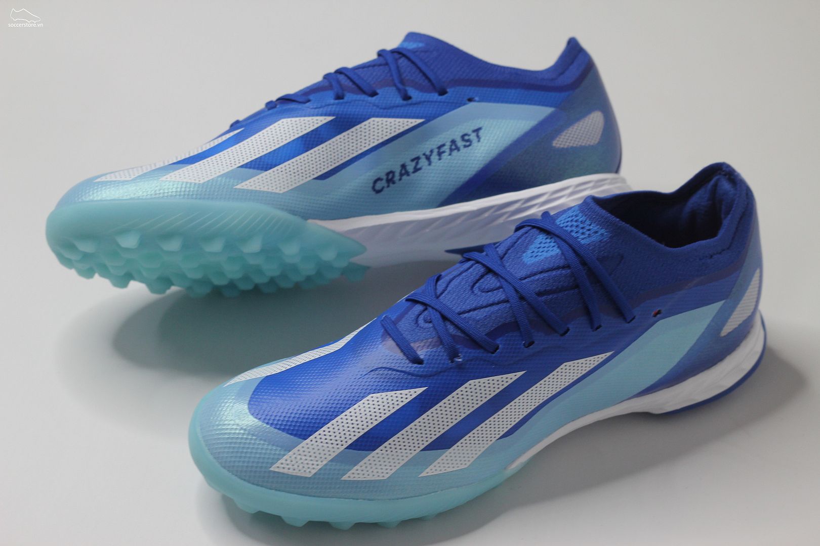 Adidas X Crazyfast .1 TF Marine Rush pack màu xanh trắng IE6633