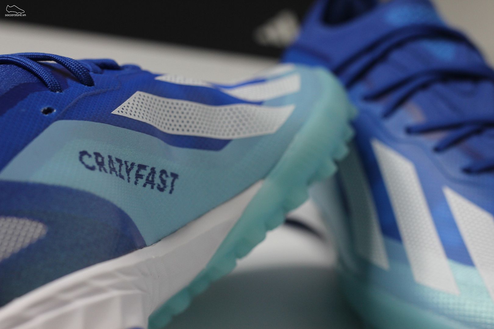 Adidas X Crazyfast .1 TF Marine Rush pack màu xanh trắng IE6633