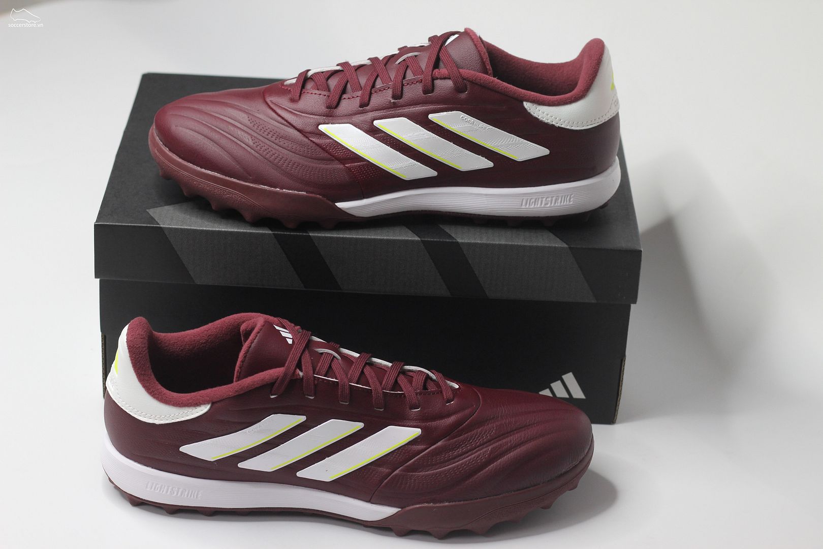 Adidas Copa Pure II League Energy Citrus pack màu Shadow Red IE7497
