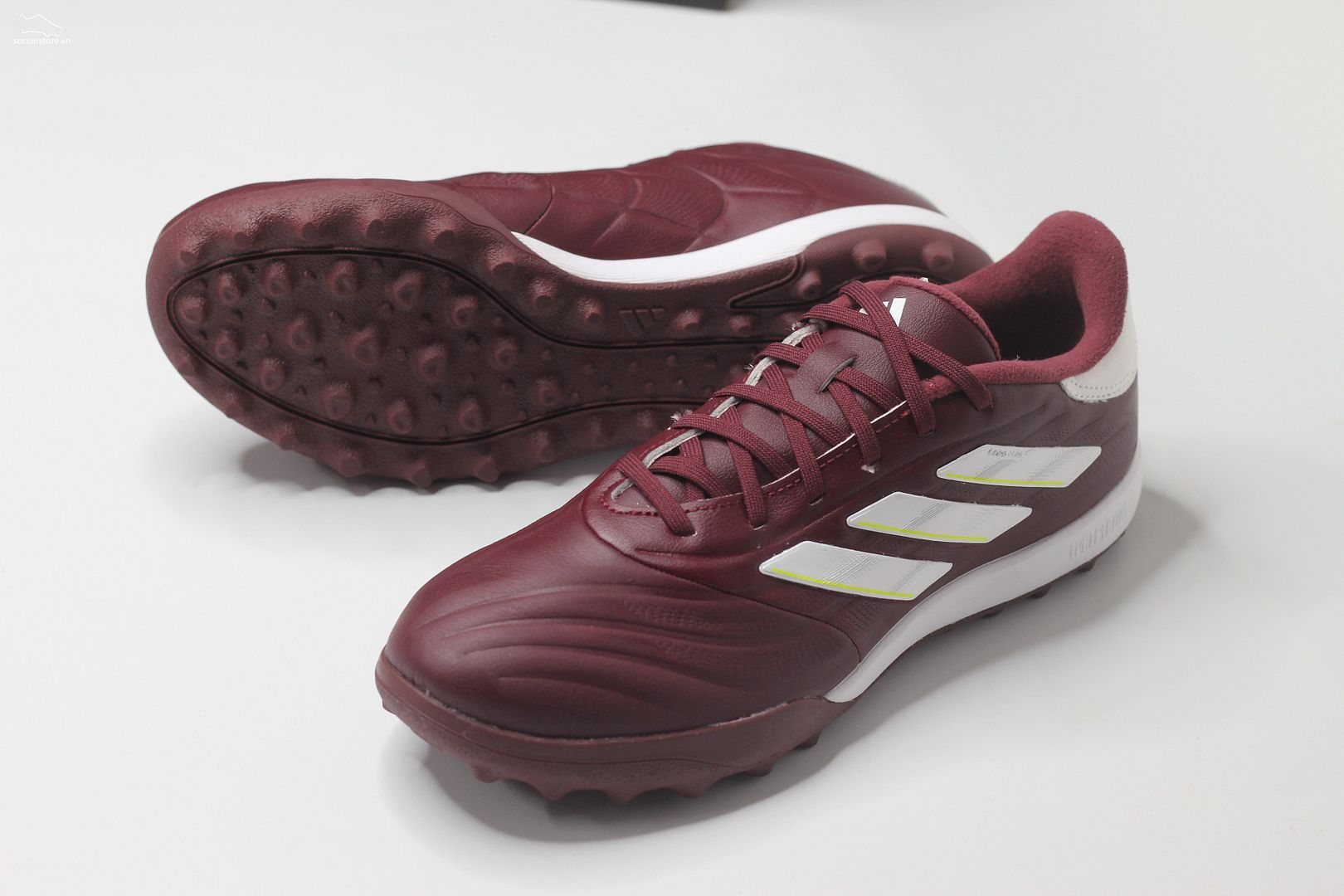 Adidas Copa Pure II League Energy Citrus pack màu Shadow Red IE7497