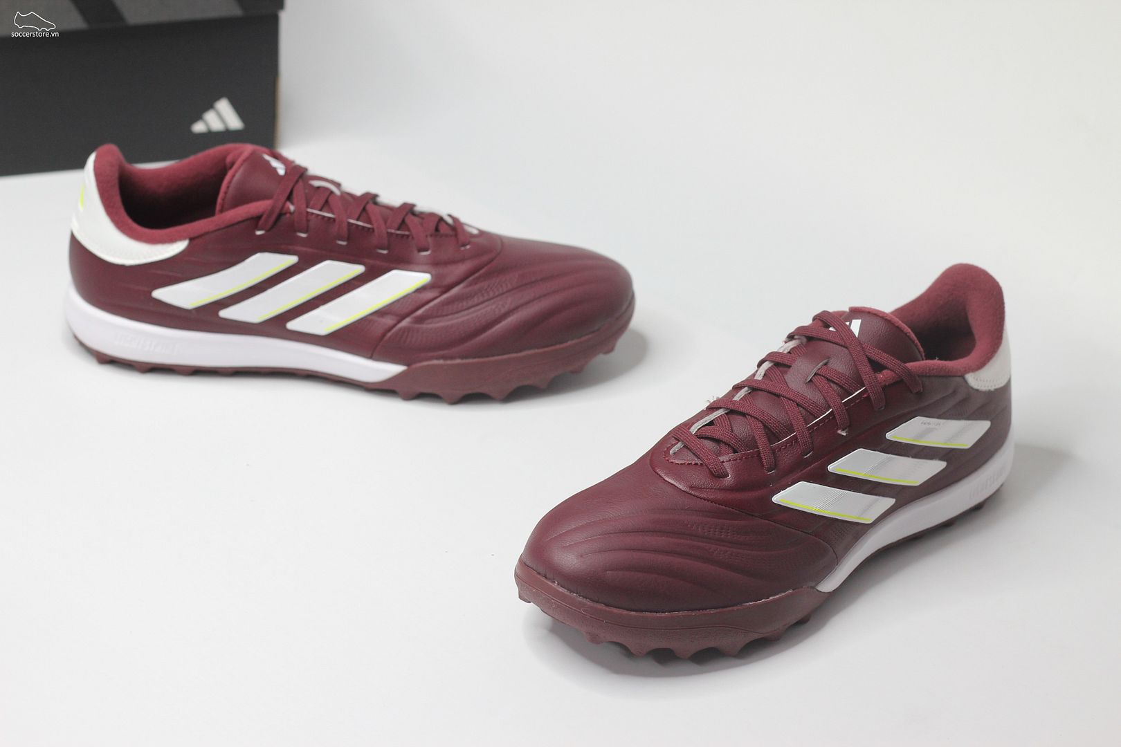 Adidas Copa Pure II League Energy Citrus pack màu Shadow Red IE7497