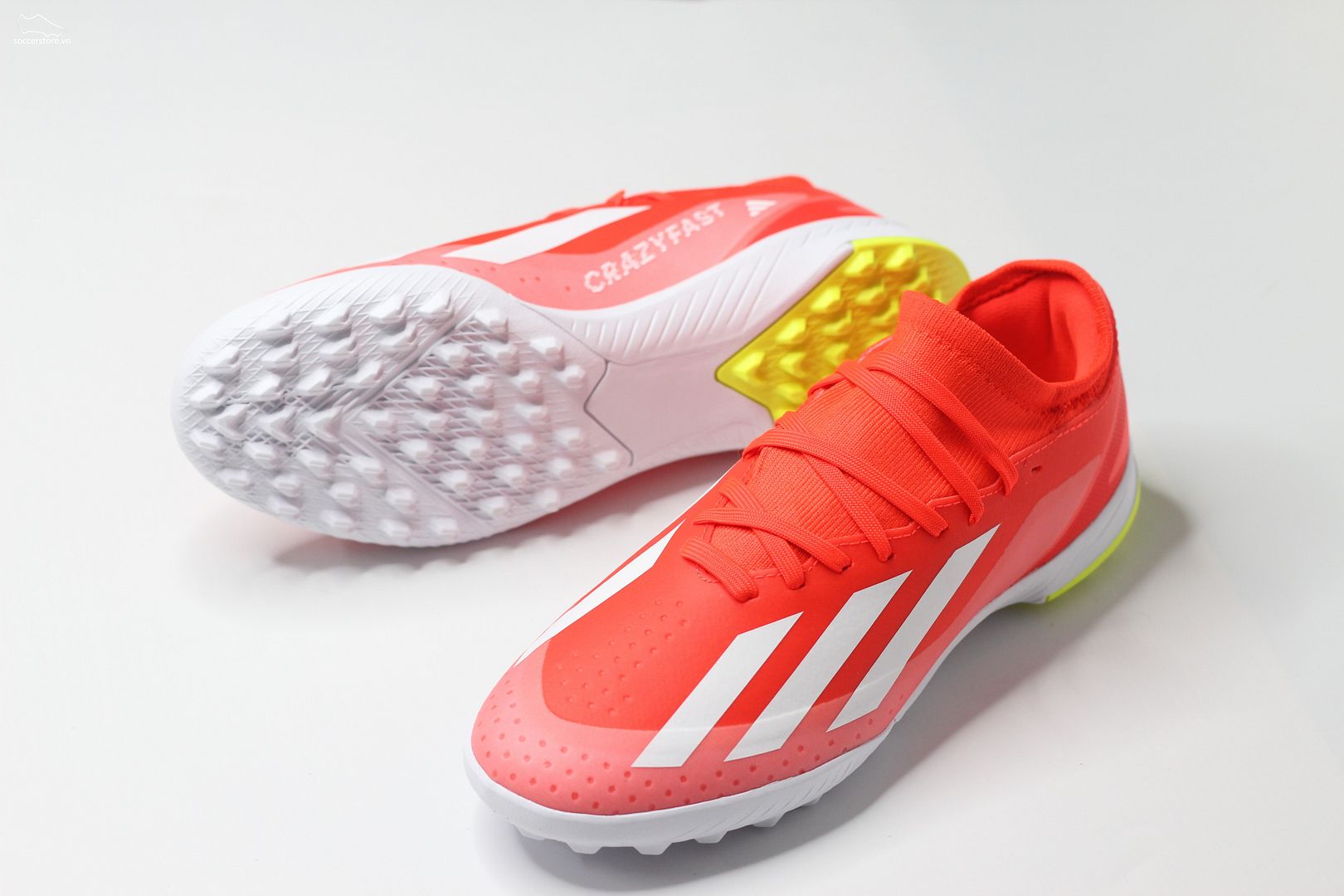 Adidas X Crazyfast League TF Kids Energy Citrus pack- màu đỏ trắng IF0679