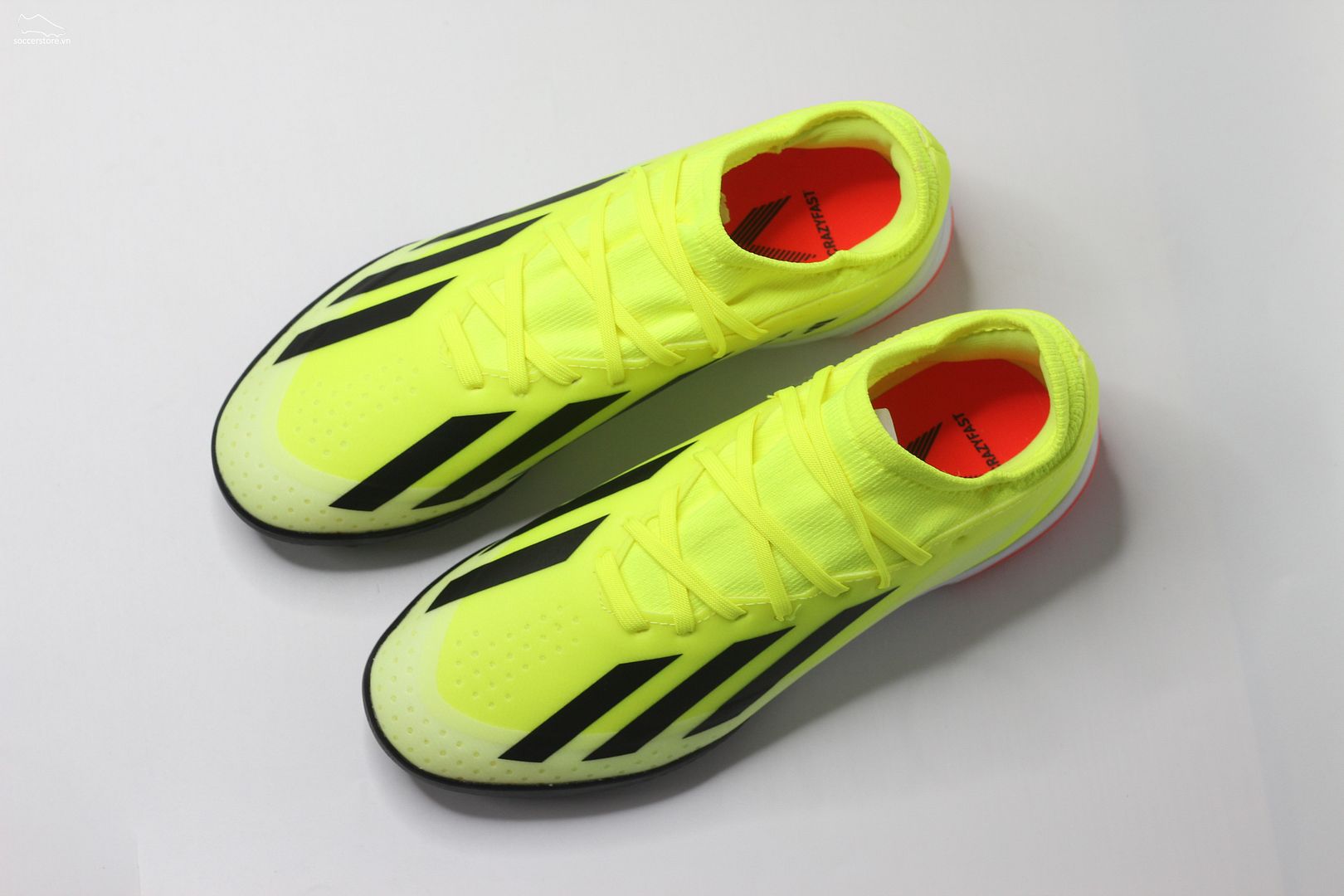 Adidas X Crazyfast League TF Jr- Solar Energy pack màu xanh chuối IF0681