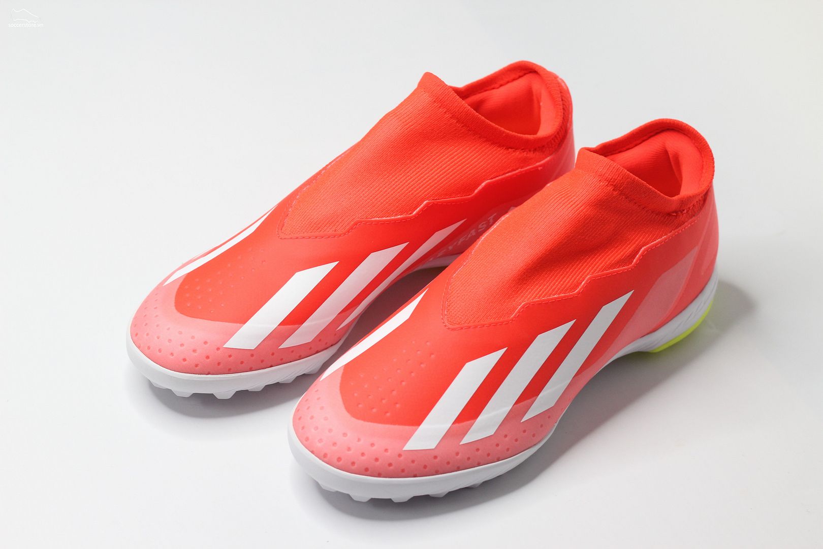 Adidas X Crazyfast League TF Lacless Energy Citrus pack- màu đỏ trắng IF0695