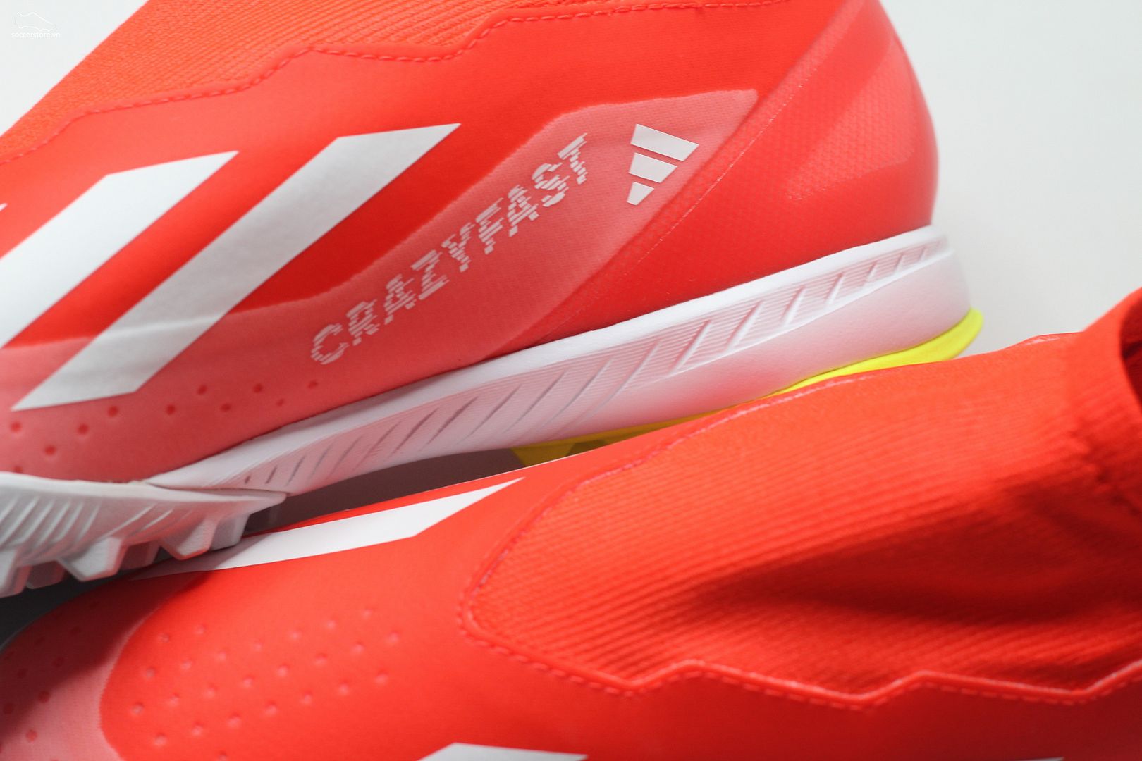Adidas X Crazyfast League TF Lacless Energy Citrus pack- màu đỏ trắng IF0695