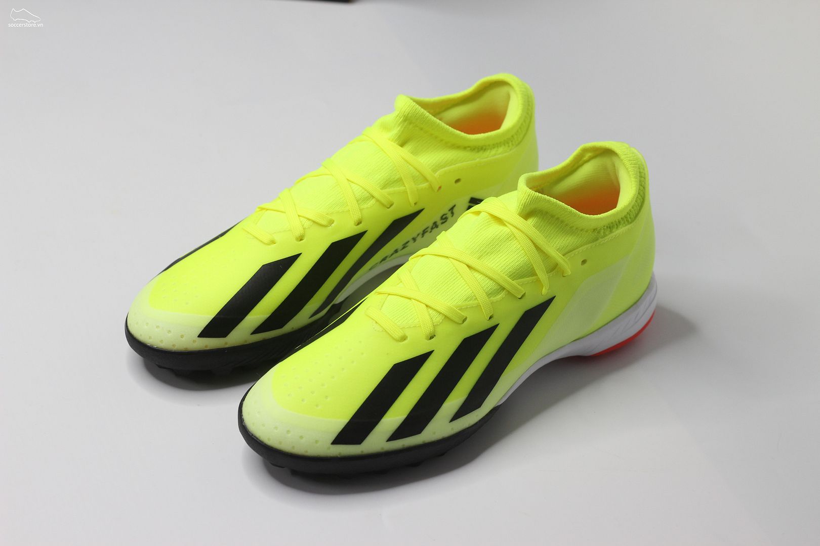 Adidas X Crazyfast League TF- Solar Energy pack màu xanh chuối IF0698