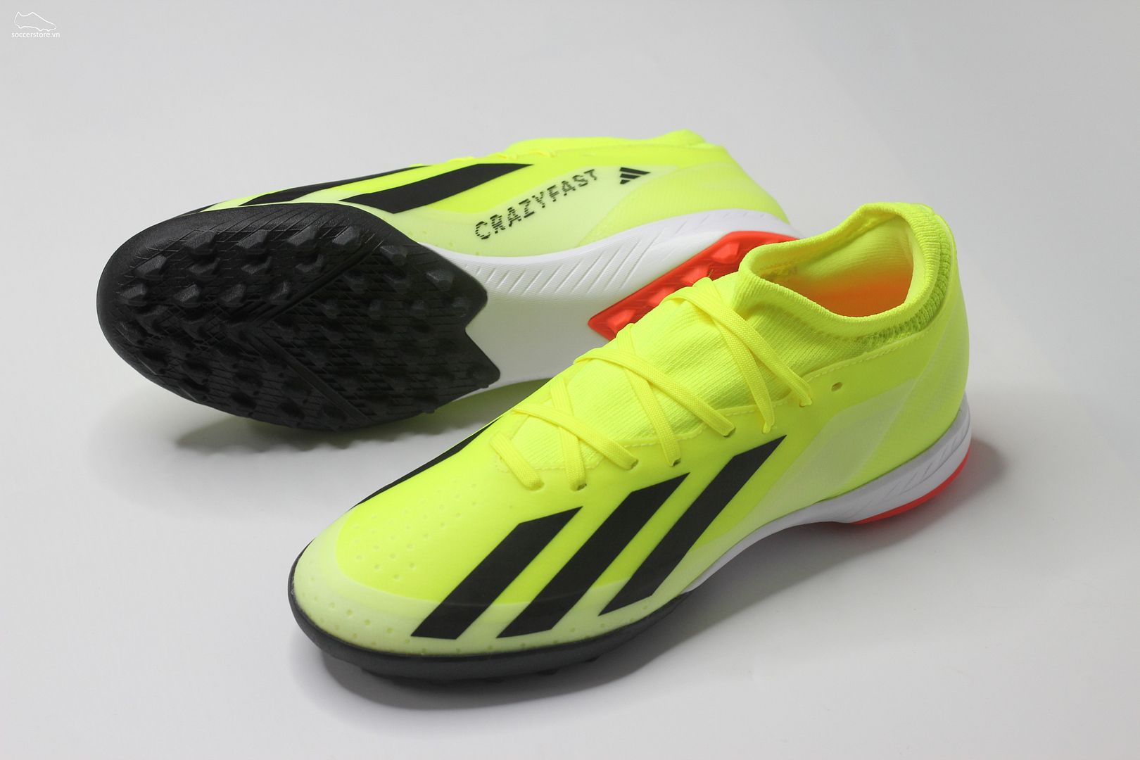 Adidas X Crazyfast League TF- Solar Energy pack màu xanh chuối IF0698