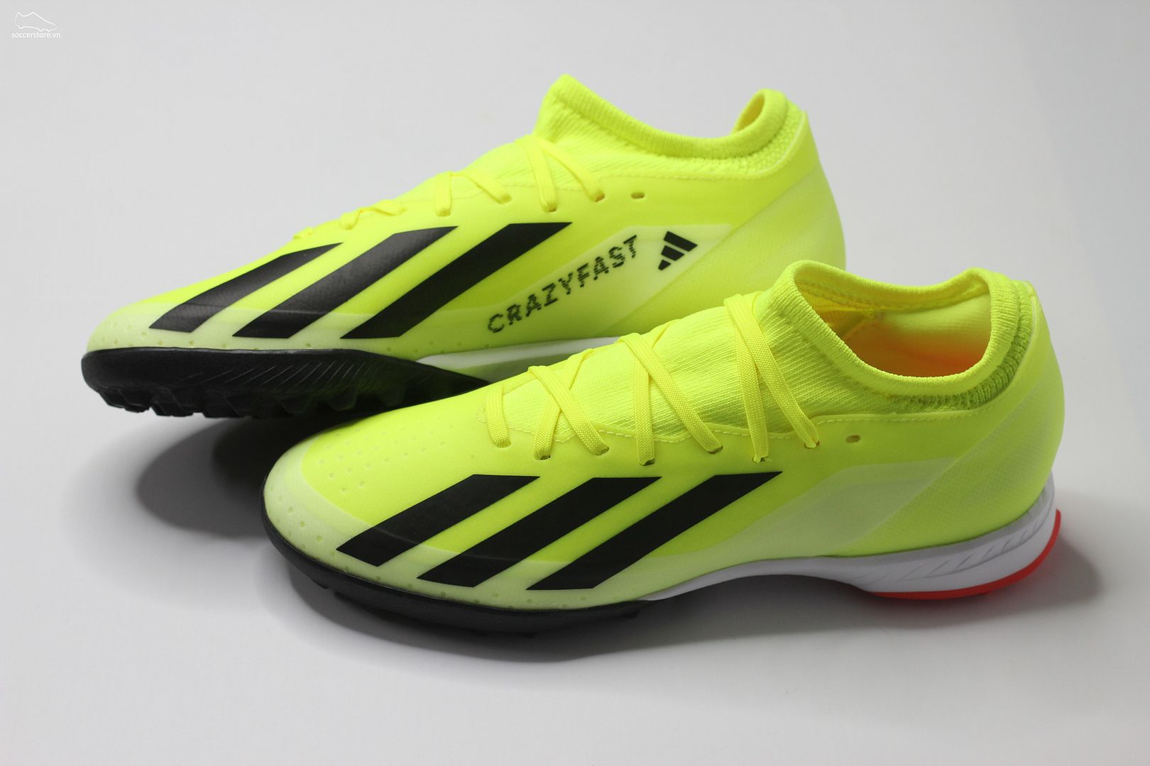 Adidas X Crazyfast League TF- Solar Energy pack màu xanh chuối IF0698