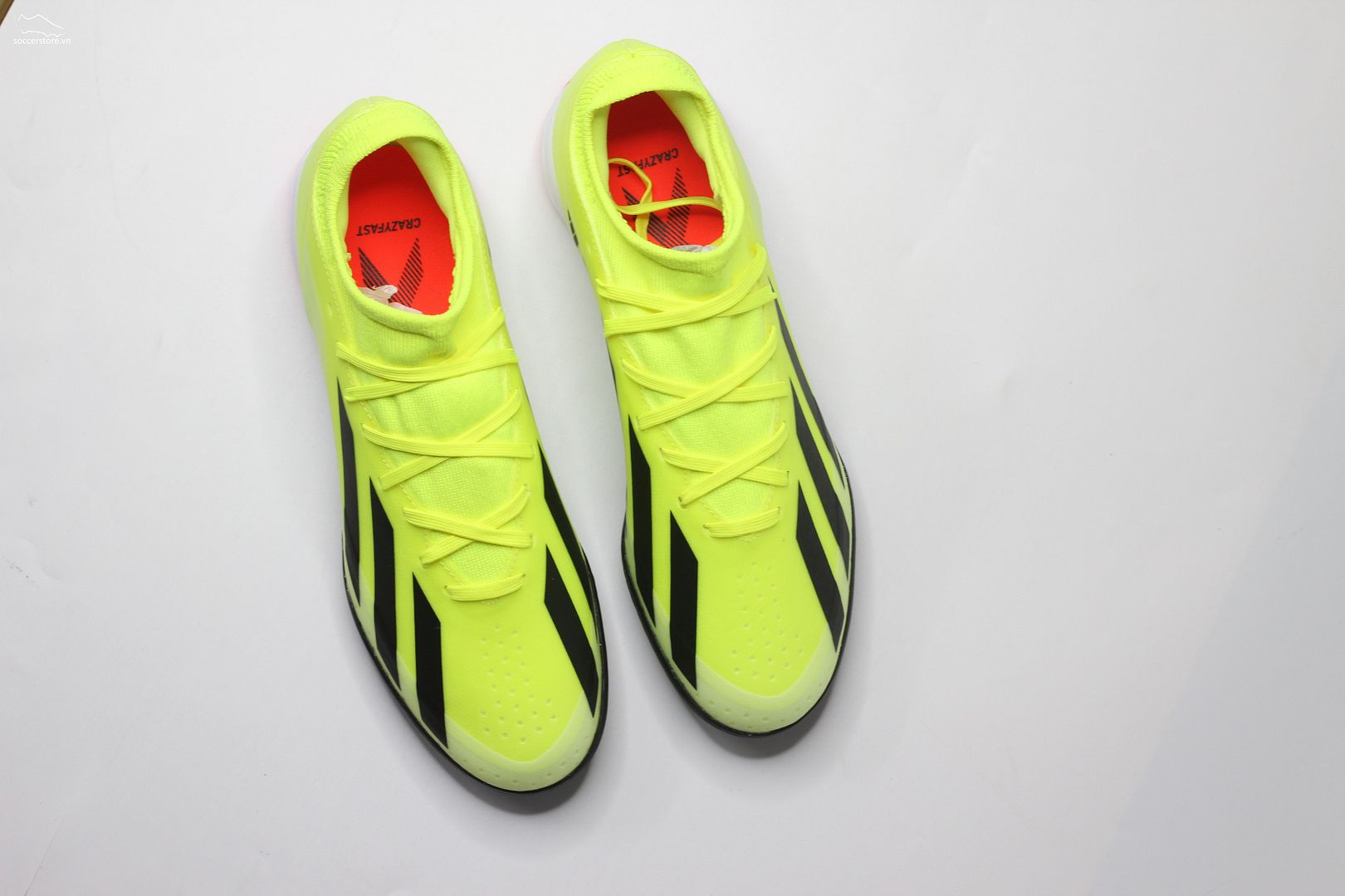 Adidas X Crazyfast League TF- Solar Energy pack màu xanh chuối IF0698