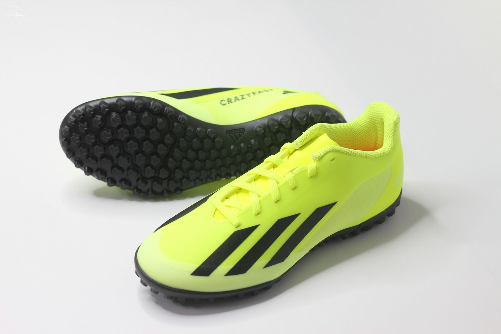 Adidas X Crazyfast Club TF- Solar Energy pack màu xanh chuối IF0723