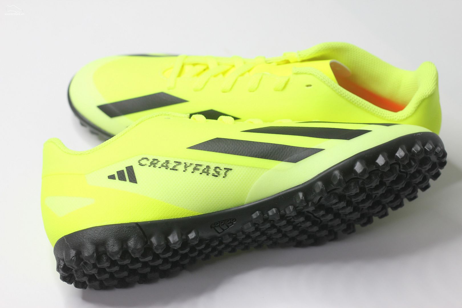 Adidas X Crazyfast Club TF- Solar Energy pack màu xanh chuối IF0723