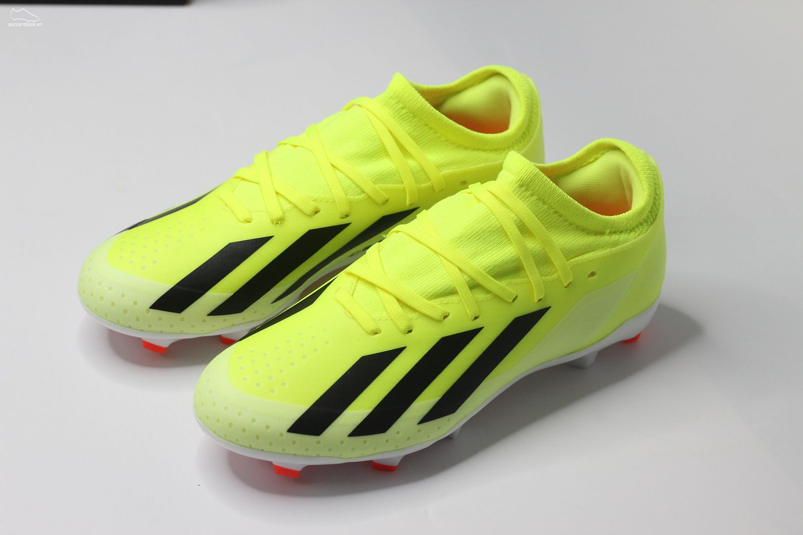 Adidas X Crazyfast League FG- Solar Energy pack màu xanh chuối IG0605
