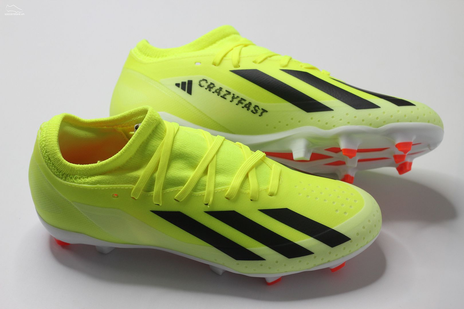 Adidas X Crazyfast League FG- Solar Energy pack màu xanh chuối IG0605