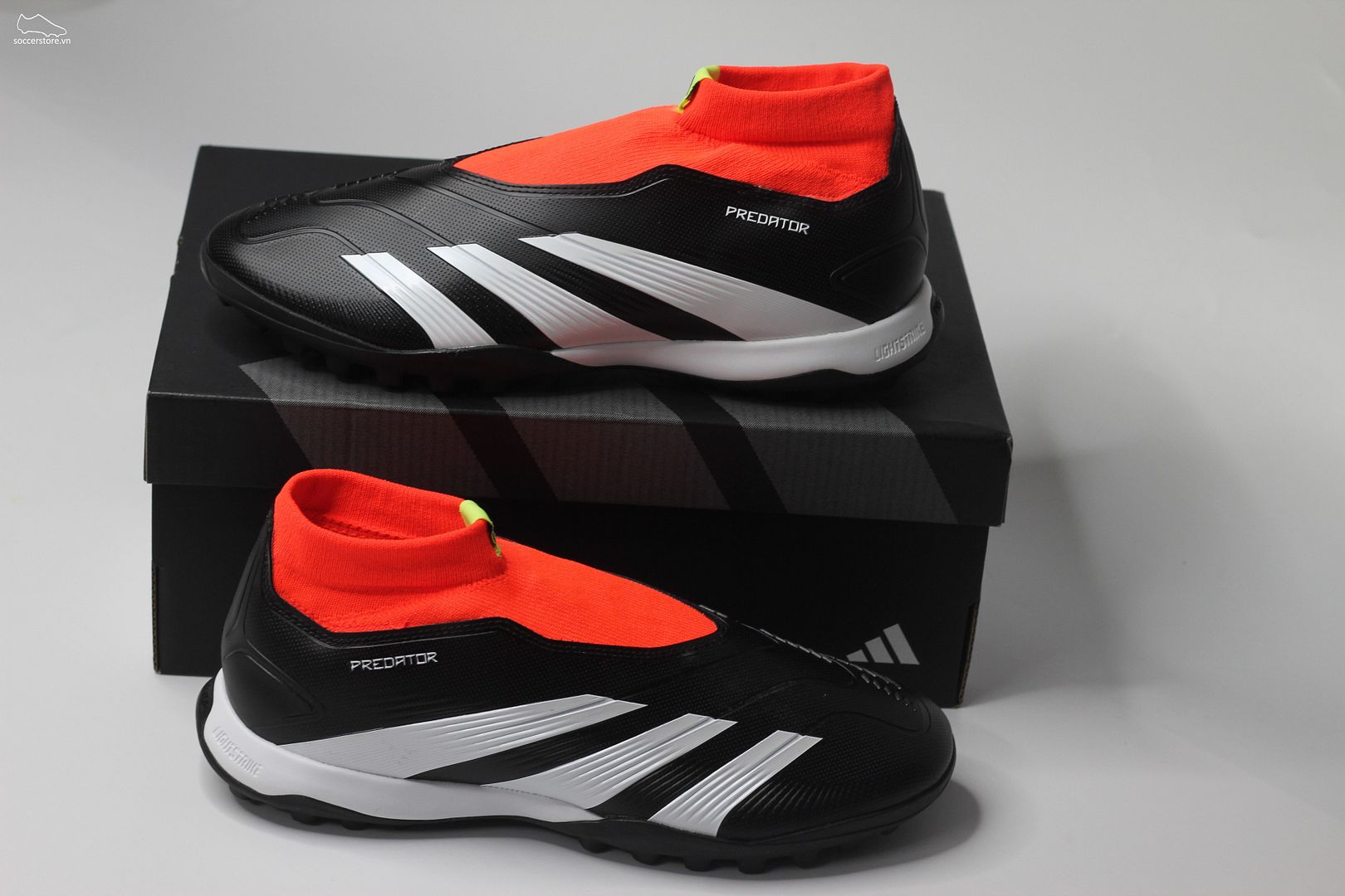Adidas Predator League LL TF - Solar Energy pack màu đỏ - trắng - đen IG7715