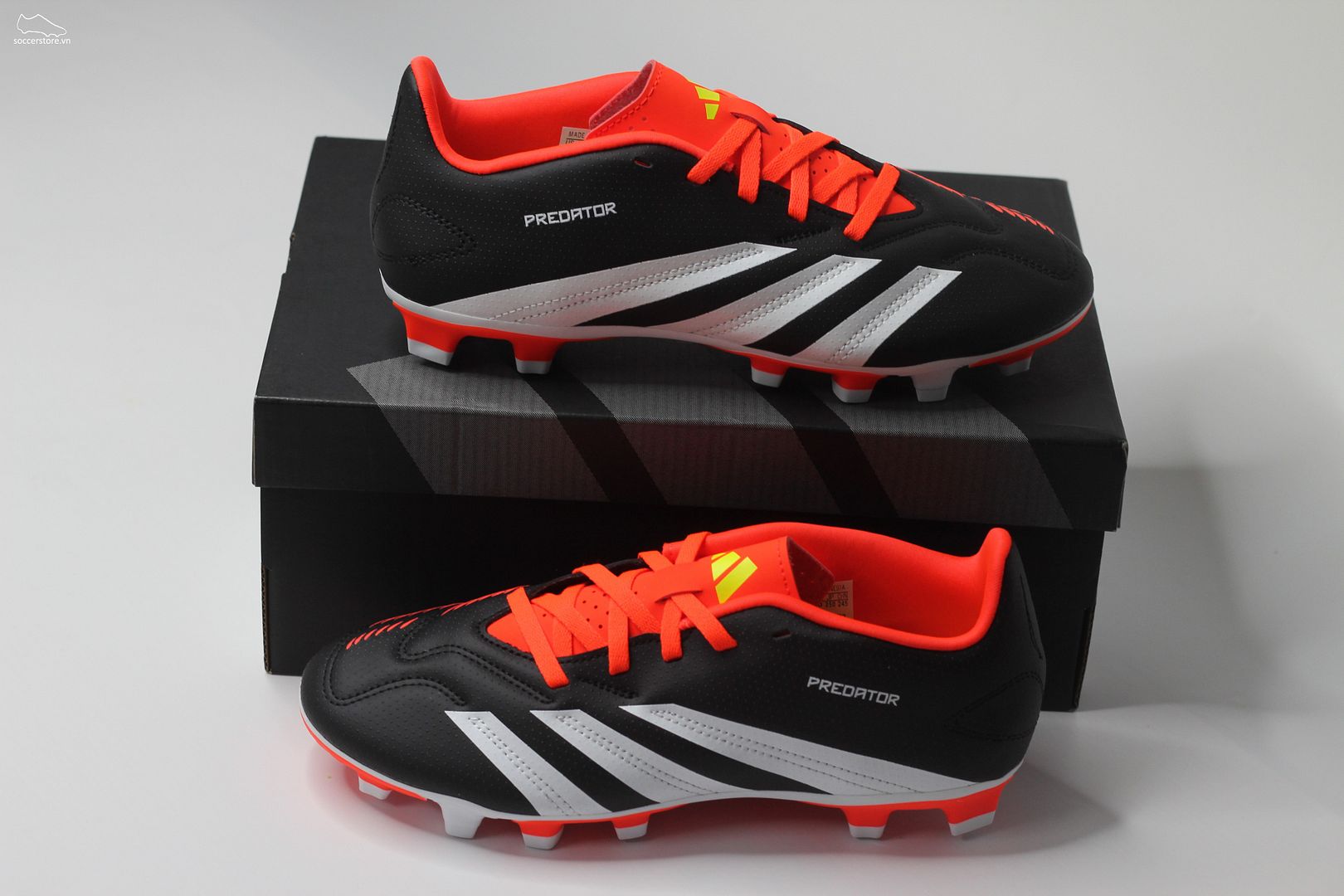 Adidas Predator Club FxG- Solar Energy pack màu đỏ - trắng- đen ( MG ) IG7760