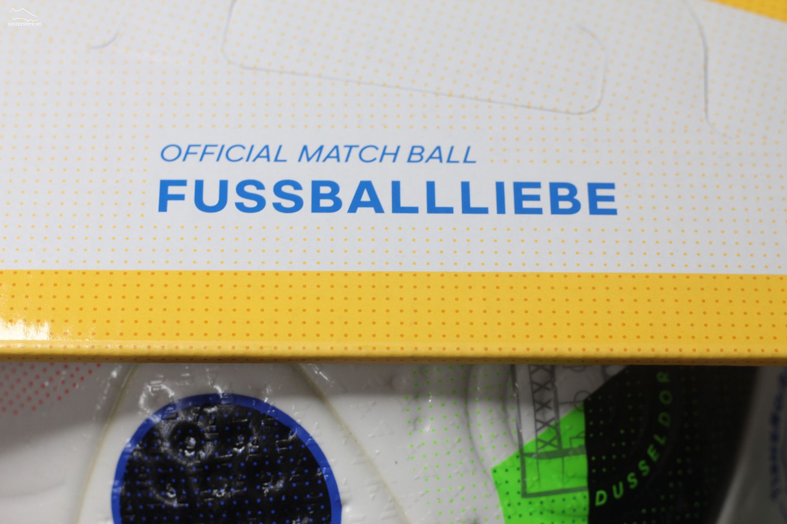 Bóng Adidas Fussballliebe Pro Euro 2024 OMB màu trắng đen IQ3682