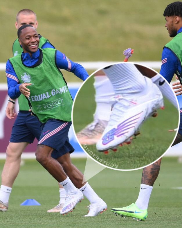 Giày New Balance Furon V6+ RS Alphan Flair độc quyền cho Raheem Sterling tại Euror 2020