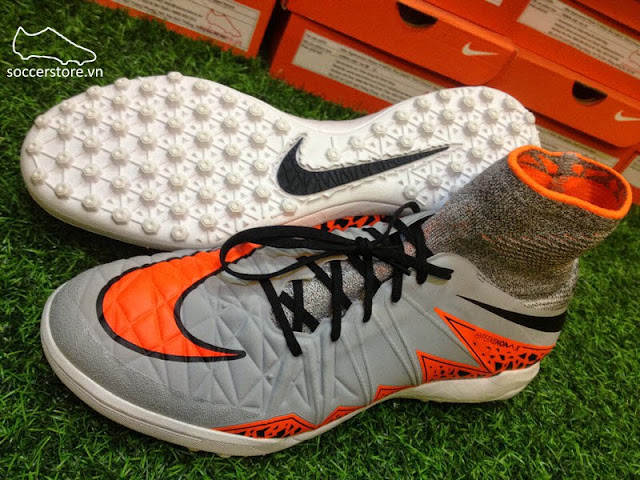 Nike Hypervenom X Proximo TF Wolf Grey- Orange- Black Nike Hypervenom X Proximo TF Wolf Grey- Orange- Black