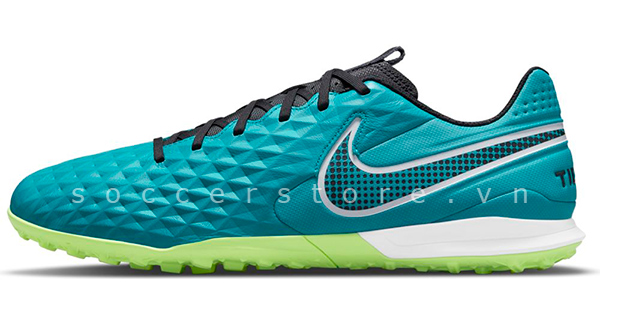 Nike Tiempo Legend 8 Academy TF Impulse Pack- Aquamarine / White / Lime Glow AT6100-303