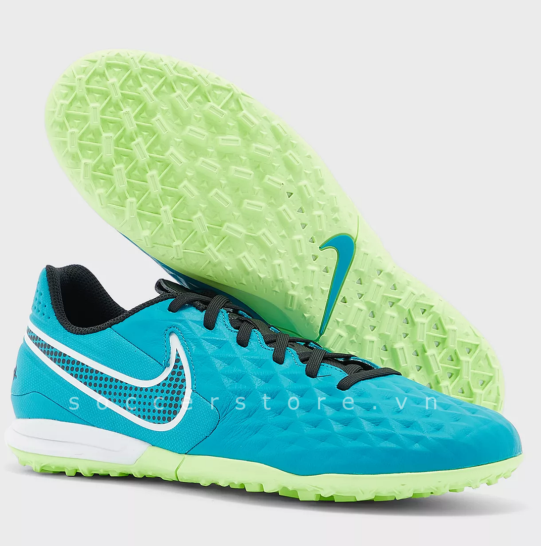 Nike Tiempo Legend 8 Academy TF Impulse Pack- Aquamarine / White / Lime Glow AT6100-303