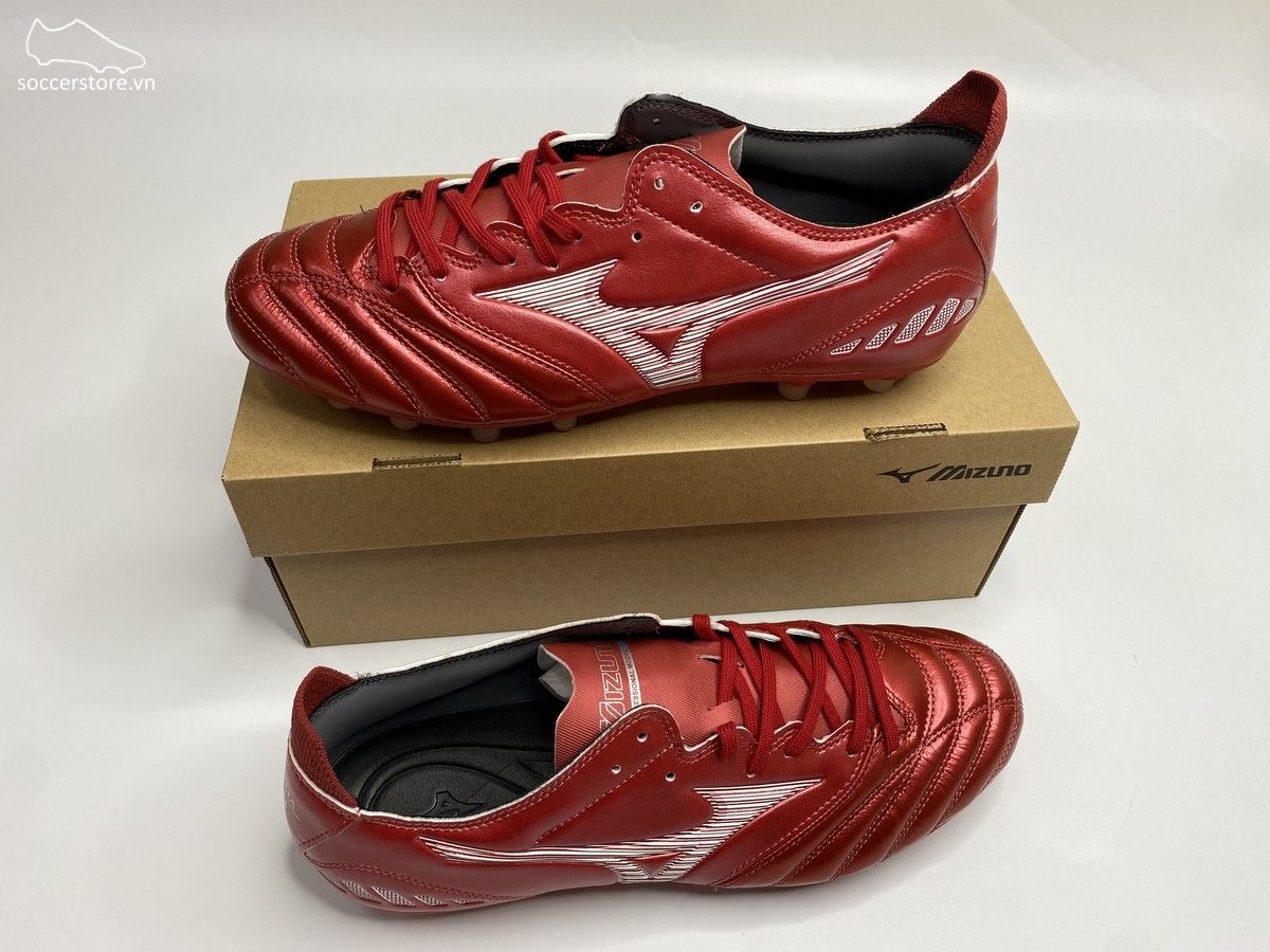 Mizuno Morelia Neo 3 Pro AG - Solar Red / White - P1GA228460