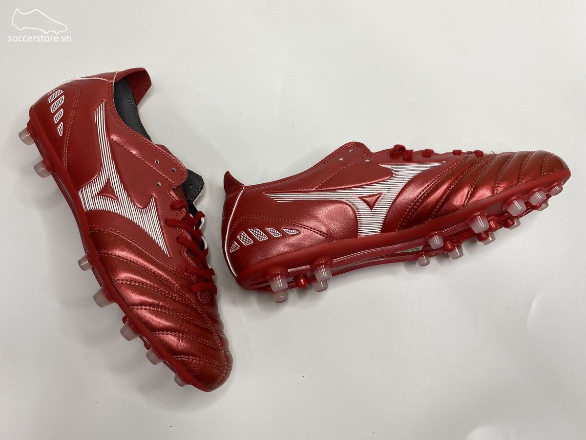 Mizuno Morelia Neo 3 Pro AG - Solar Red / White - P1GA228460