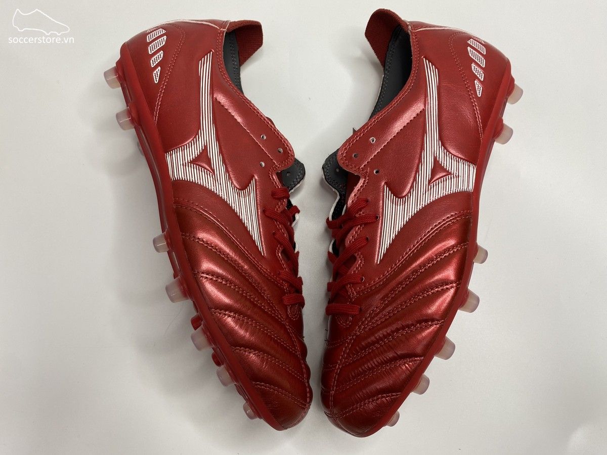 Mizuno Morelia Neo 3 Pro AG - Solar Red / White - P1GA228460