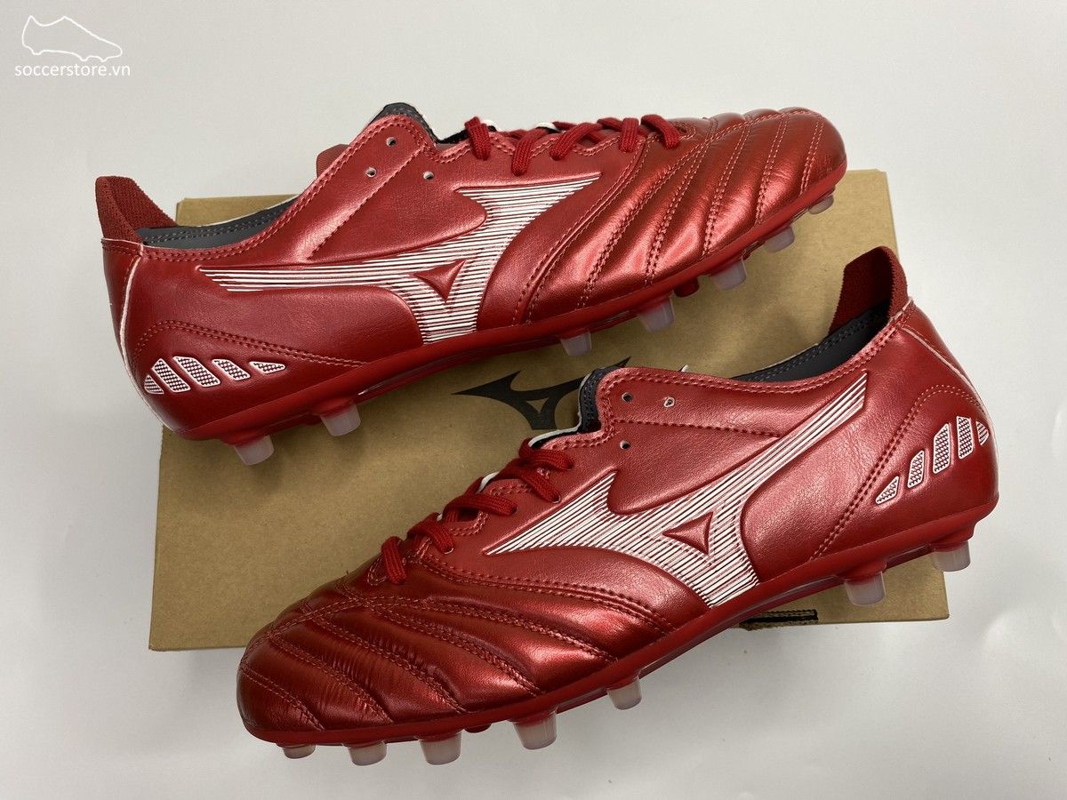 Mizuno Morelia Neo 3 Pro AG - Solar Red / White - P1GA228460
