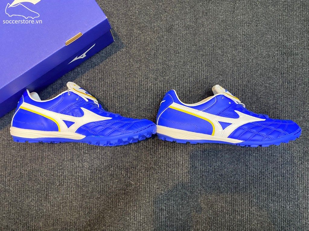 Mizuno Wave Cup Legend AS TF - Blue / White Gold / White - P1GD201901