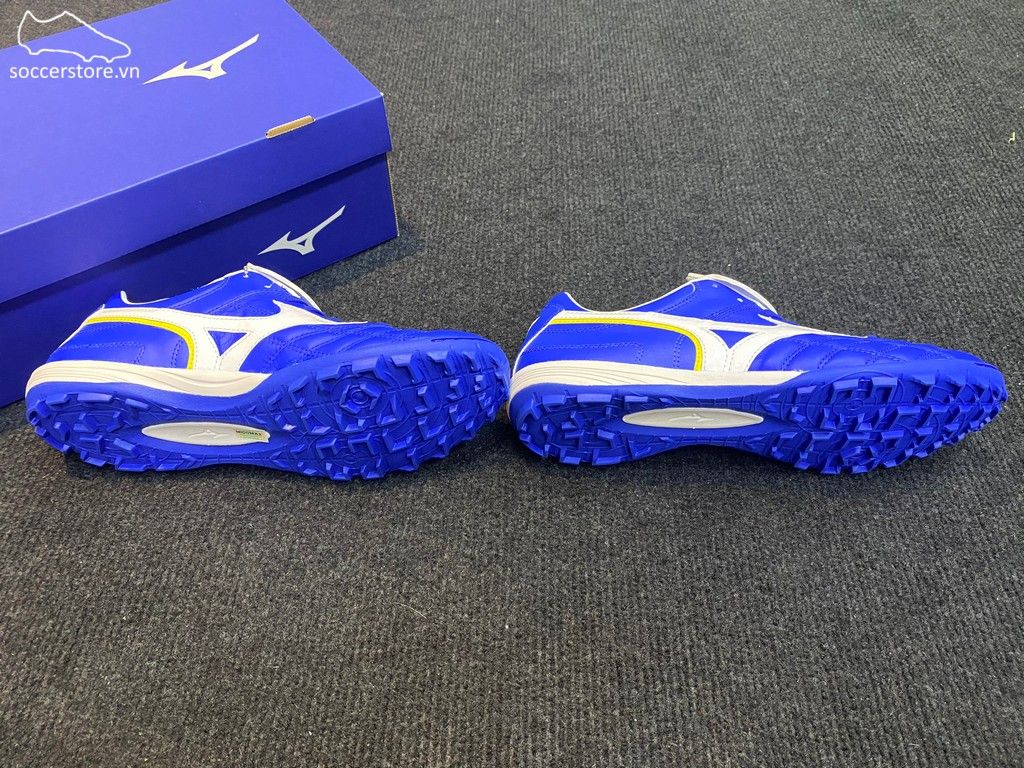 Mizuno Wave Cup Legend AS TF - Blue / White Gold / White - P1GD201901