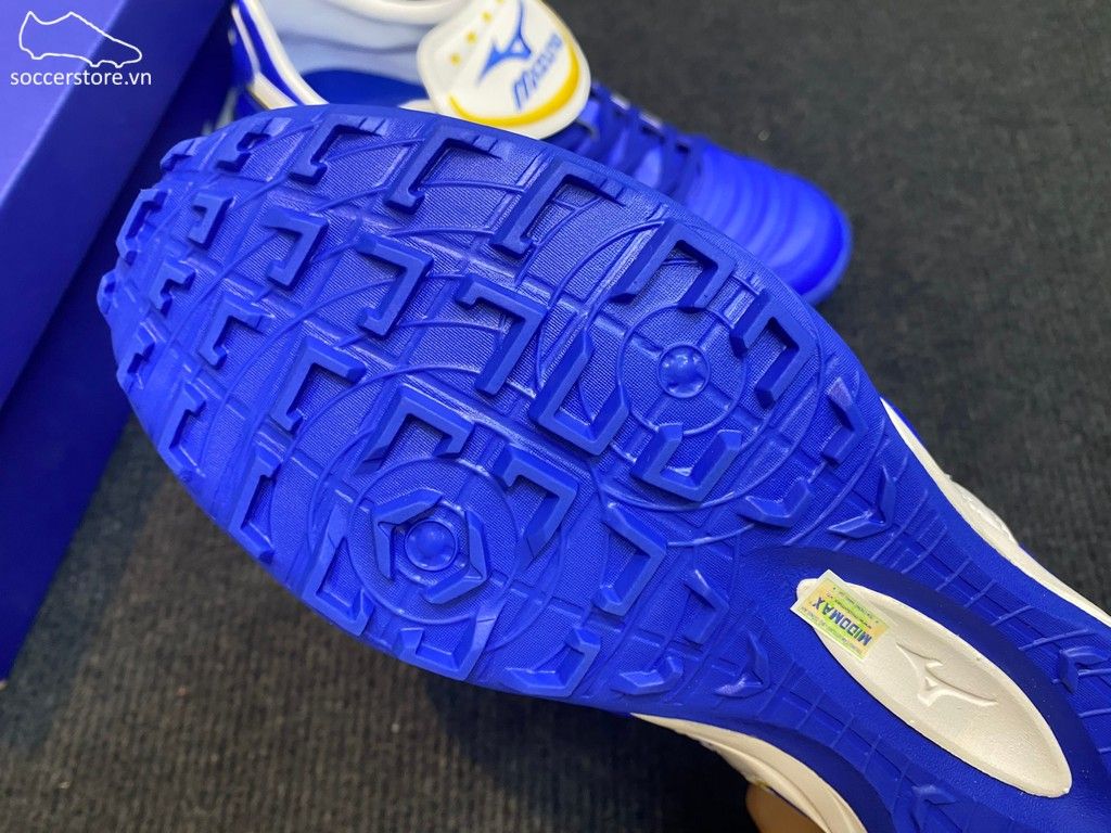 Mizuno Wave Cup Legend AS TF - Blue / White Gold / White - P1GD201901