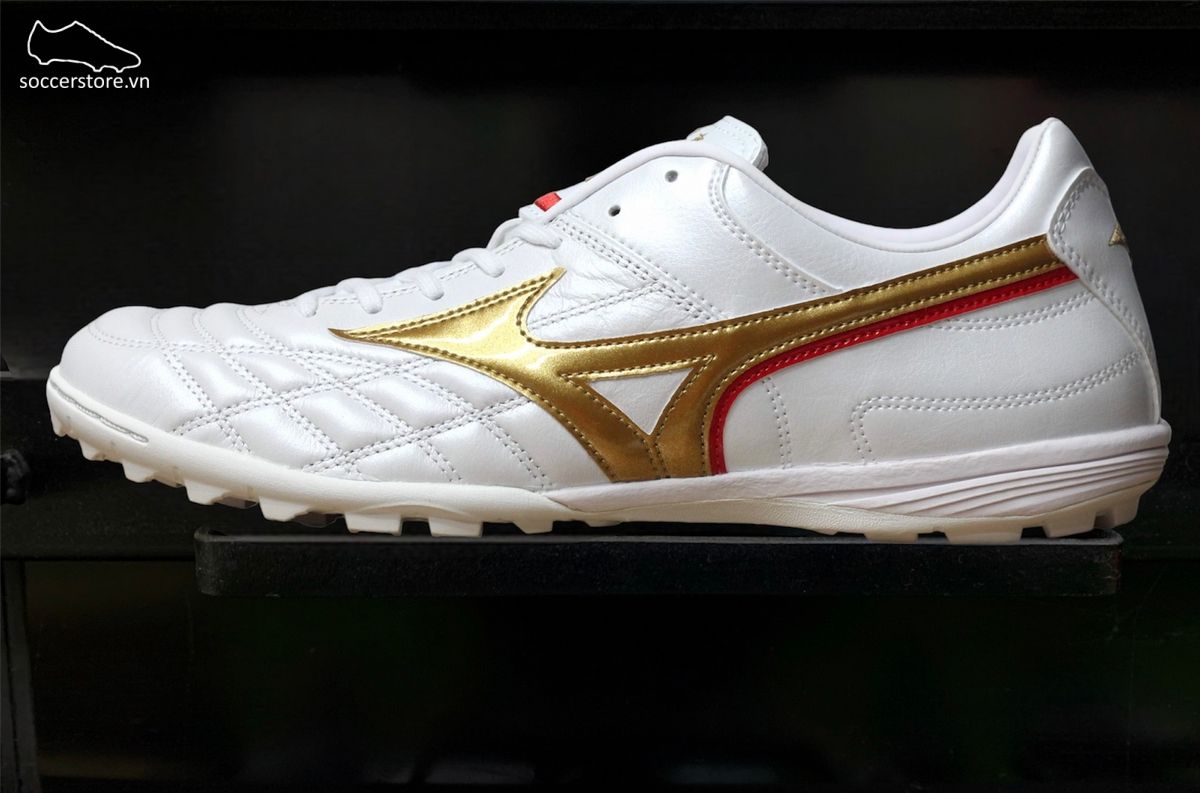 Mizuno Wave Cup Legend AS TF màu trắng đồng - P1GD201962