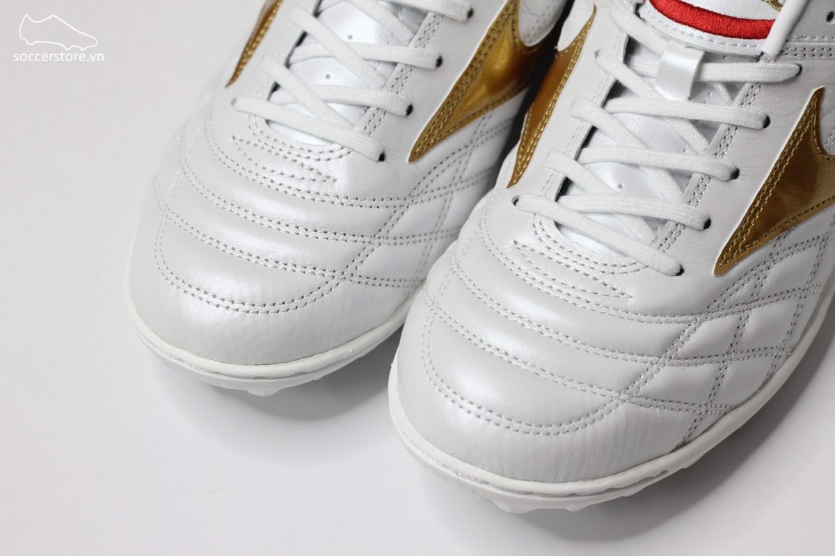 Mizuno Wave Cup Legend AS TF màu trắng đồng - P1GD201962