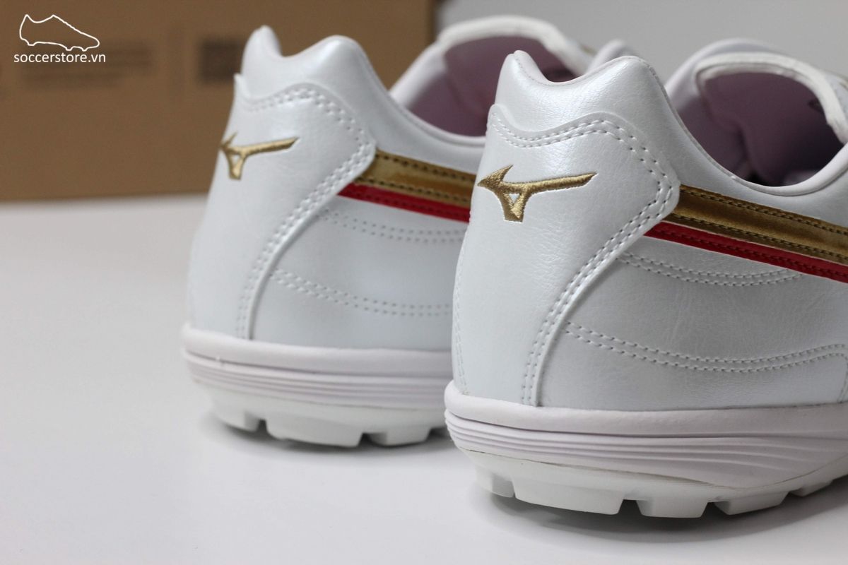 Mizuno Wave Cup Legend AS TF màu trắng đồng - P1GD201962