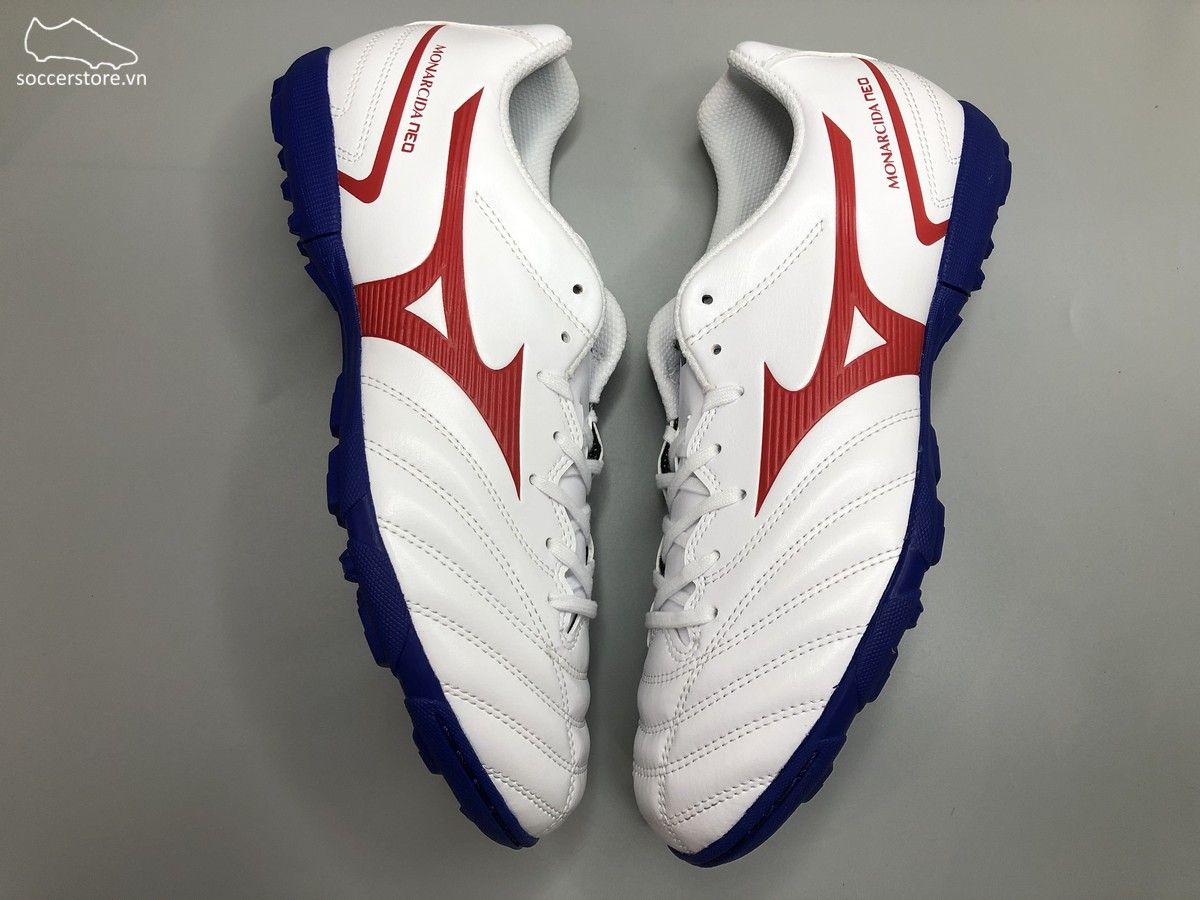 Mizuno Monarcida Neo II Select AS TF màu trắng đế xanh P1GD210562