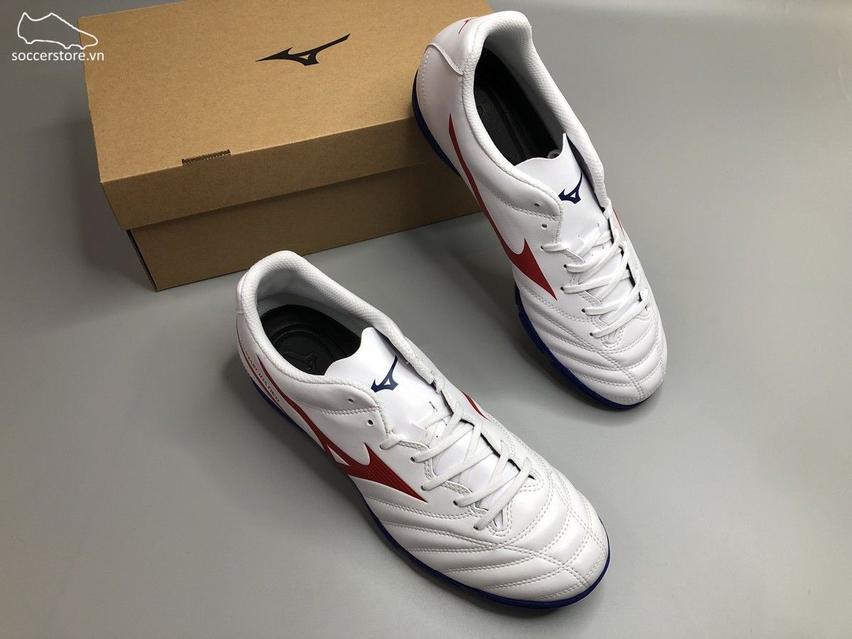 Mizuno Monarcida Neo II Select AS TF màu trắng đế xanh P1GD210562