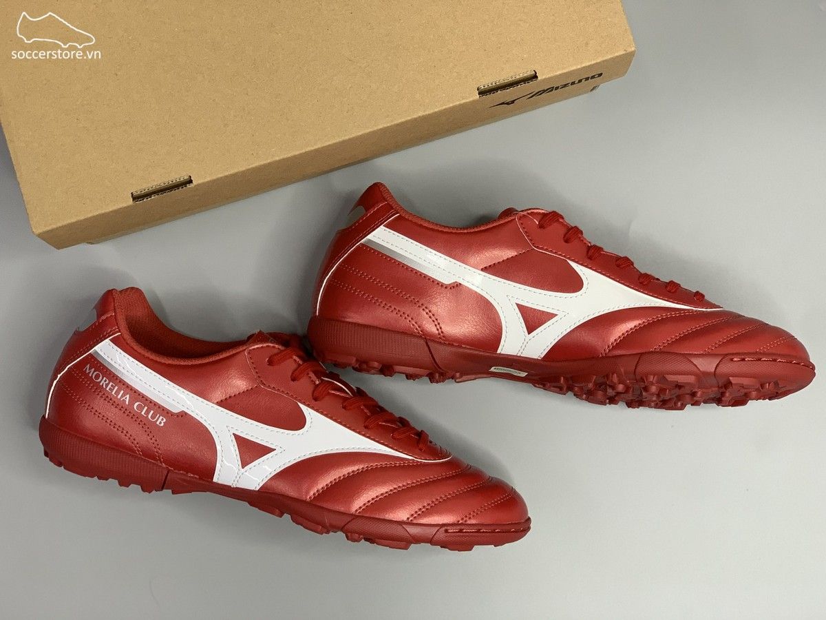 Mizuno Morelia II Club AS TF màu đỏ trắng - P1GD221660